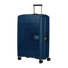 American Tourister Mala de Viagem / Trolley Grande 77cm 4R Exp. AEROSTEP Azul Escuro | Ref. 92MD800341