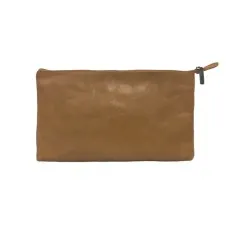 Bolsa de Mão para Senhora Pele Genuína Quin’s Camel | Ref. 57.606/1C