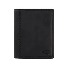 Camel Active Carteira Porta-Notas Vertical com Porta-Moedas VIETNAM Preta | Ref. 9127770460