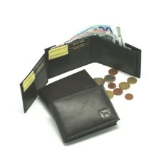DOGGY Carteira de Homem com Porta-Moedas Preta | Ref. 86.168P