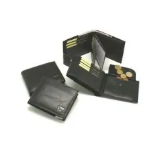 DOGGY Carteira de Homem com Porta-Moedas Preta | Ref. 86.110P