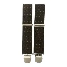 Suspensórios Adulto Joseph Louis c/ Pintas Castanho | Ref. 67.3165CT