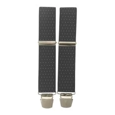 Suspensórios Adulto Joseph Louis c/ Pintas Cinza | Ref. 67.3165CI