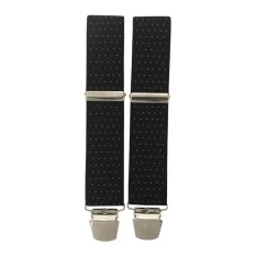 Suspensórios Adulto Joseph Louis c/ Pintas Preto | Ref. 67.3165P