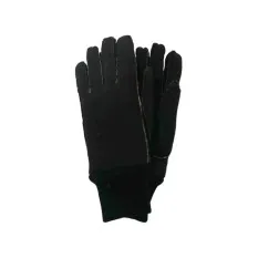 Luvas para Criança 624 c/ Pele de Ovelha nº7½ Pretas | Ref. 194.624CF71/2