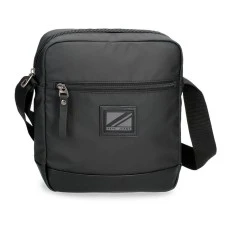 Bolsa de Tiracolo para Tablet Pepe Jeans STRAPS Preta | Ref. 186.7665631