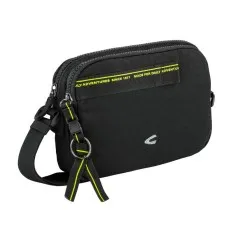 Camel Active Bolsa Tiracolo 2 Compartimentos SPIRIT Preta | Ref. 9136360460
