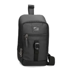 Mochila Cruzada Pepe Jeans STRAPS Preta | Ref. 186.7665931
