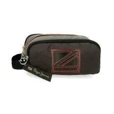 Estojo Escolar Triplo Compartimento Pepe Jeans CODY Cinza | Ref. 186.6664721