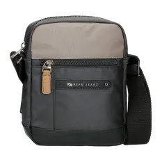 Bolsa de Tiracolo Média PEPE JEANS Cardiff Preta | Ref. 186.7635431