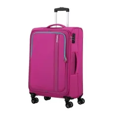 American Tourister Mala de Viagem / Trolley Médio 68cm 4R SEA SEEKER Fuchsia | Ref. 92MD700250