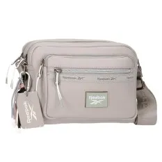 Bolsa de Tiracolo 2C c/ Bolso Frontal Reebok TINA Cinza | Ref. 186.8775322
