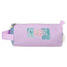 Estojo Escolar Redondo Enso CUTE GIRL Lilás | Ref. 186.9534121