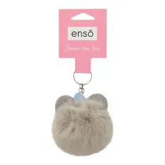 Porta-Chaves Enso Pompom Cinzento | Ref. 186.9610227