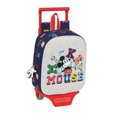 Mochila de Criança c/ Carro 27Cm Mickey ONLY ONE Azul | Ref. 248.612314280