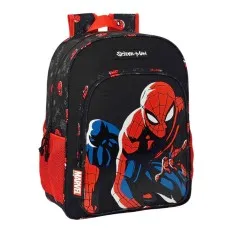 Mochila Escolar Adap. 42Cm SPIDERMAN Hero Preta | Ref. 248.612343180