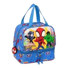 Lancheira com Base Térmica Spidey TEAM UP Azul | Ref. 248.842332040