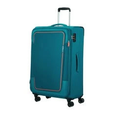 American Tourister Mala de Viagem Gigante 81cm 4R Exp. PULSONIC Petróleo | Ref. 92MD600321