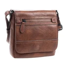 Bolsa de Tiracolo para Homem Matties RUSTIC Castanha | Ref. 132.4010080