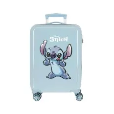 Mala de Cabine / Trolley 55cm 4 Rodas Stitch MAKE A FACE Azul | Ref. 186.2911721