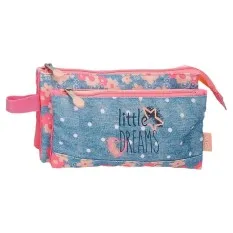 Estojo Escolar Triplo Enso LITTLE DREAMS Azul | Ref. 186.9494321