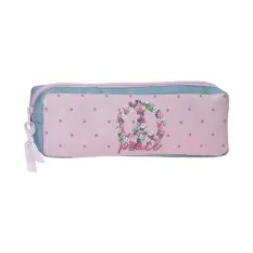 Estojo Escolar Redondo Roll Road PEACE Azul | Ref. 186.4864021