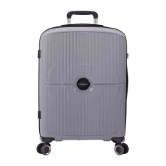 Benzi Mala de Viagem / Trolley Médio 65cm 4 Rodas Exp. BZ5711 Cinza | Ref. 288.BZ5711C-B