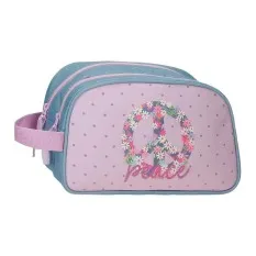 Necessaire Adaptável Roll Road PEACE Azul | Ref. 186.4864421