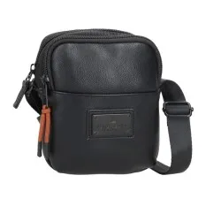 Bolsa de Tiracolo Pequena 2C Pepe Jeans EGHAM Preta | Ref. 186.7825131