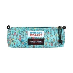 Estojo Escolar EASTPAK Benchmark Single Wally Pattern Blue | Ref. 267.3722E3