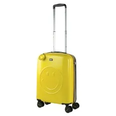 Mala de Cabine / Trolley 55cm 4 Rodas Smiley Originals Amarelo/Preto | Ref. 237.18015002