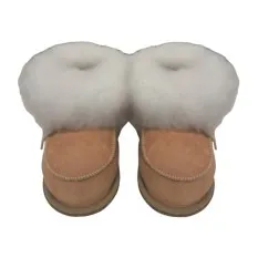 Pantufas de Bebé em Pele de Ovelha N.º 21 Decorpele 10 Bege | Ref. 180.10-21C