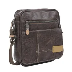 Bolsa de Tiracolo c/ Pala Lois WARREN Castanha | Ref. 237.31732102