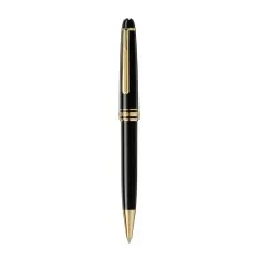 Ballpoint MONTBLANC Meisterstück Revestida a Ouro Preta | Ref. 238.132453