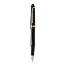 Caneta-tinteiro MONTBLANC (M) Meisterstück Classique Revestida Ouro Preta | Ref. 238.132464