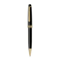 Lapiseira MONTBLANC Meisterstück Revestida Ouro 0,7 mm Preta | Ref. 238.132455