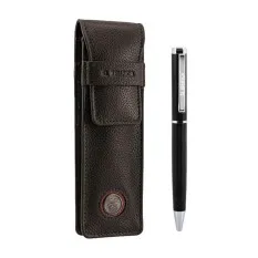 Conjunto Porta-Canetas + Esferográfica BENFICA 1122 Castanho | Ref. 254.SLB1122C
