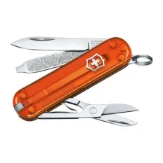 Canivete 58mm VICTORINOX Classic SD Transparente Fire Opal | Ref. 320.06223.T82G