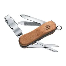 Canivete 65mm VICTORINOX Nail Clip Wood Castanho | Ref. 320.06463.94
