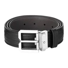 Cinto Clássico de Couro MONTBLANC 35mm Preto | Ref. 238.131171