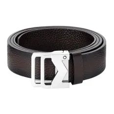 Cinto Clássico de Couro MONTBLANC Sfumato Fivela M 35mm Castanho | Ref. 238.131180