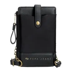 Bolsa de Tiracolo Porta Telemóvel PEPE JEANS Morgan Preta | Ref. 186.7925031