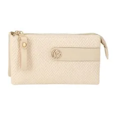 Necessaire Três Compartimentos PEPE JEANS Sprig Bege | Ref. 186.7914331