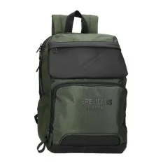 Mochila para Portátil 13.3’’ Adapt. 2C PEPE JEANS Bromley 24 Verde | Ref. 186.7062042