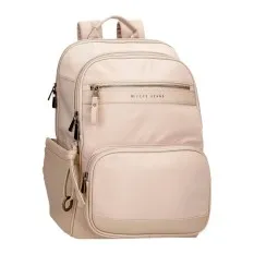 Mochila para Portátil 15” Adapt. PEPE JEANS Morgan Bege | Ref. 186.7922433