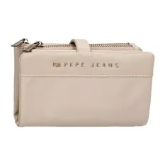 Carteira com Porta-Moedas Removível PEPE JEANS Morgan Bege | Ref. 186.7928333