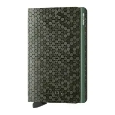 Carteira SECRID Slimwallet Hexagon Green | Ref. 297.SHE-G