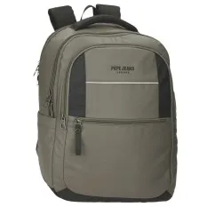 Mochila para Portátil 15.6" 3C Adapt. PEPE JEANS Dortmund Verde | Ref. 186.7022841