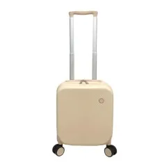 BENZI Mala de Cabine / Trolley Vueling/Wizz 40x30x20cm 4R BZ5789 Bege/Rosa Claro | Ref. 288.BZ5789R