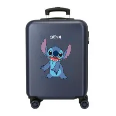 Mala de Cabine / Trolley 55cm STITCH 4R Happy Azul Marinho | Ref. 186.4381143